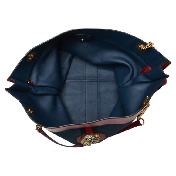 GUCCI Red Leather Shoulder Bag - Picture 9 of 16